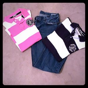 Short sleeve polo shirts